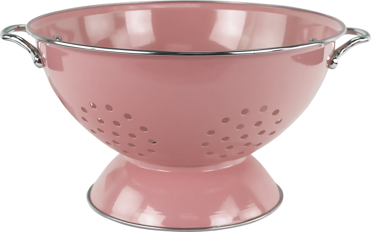 Powder Coated Colanders, Various Sizes, Pink