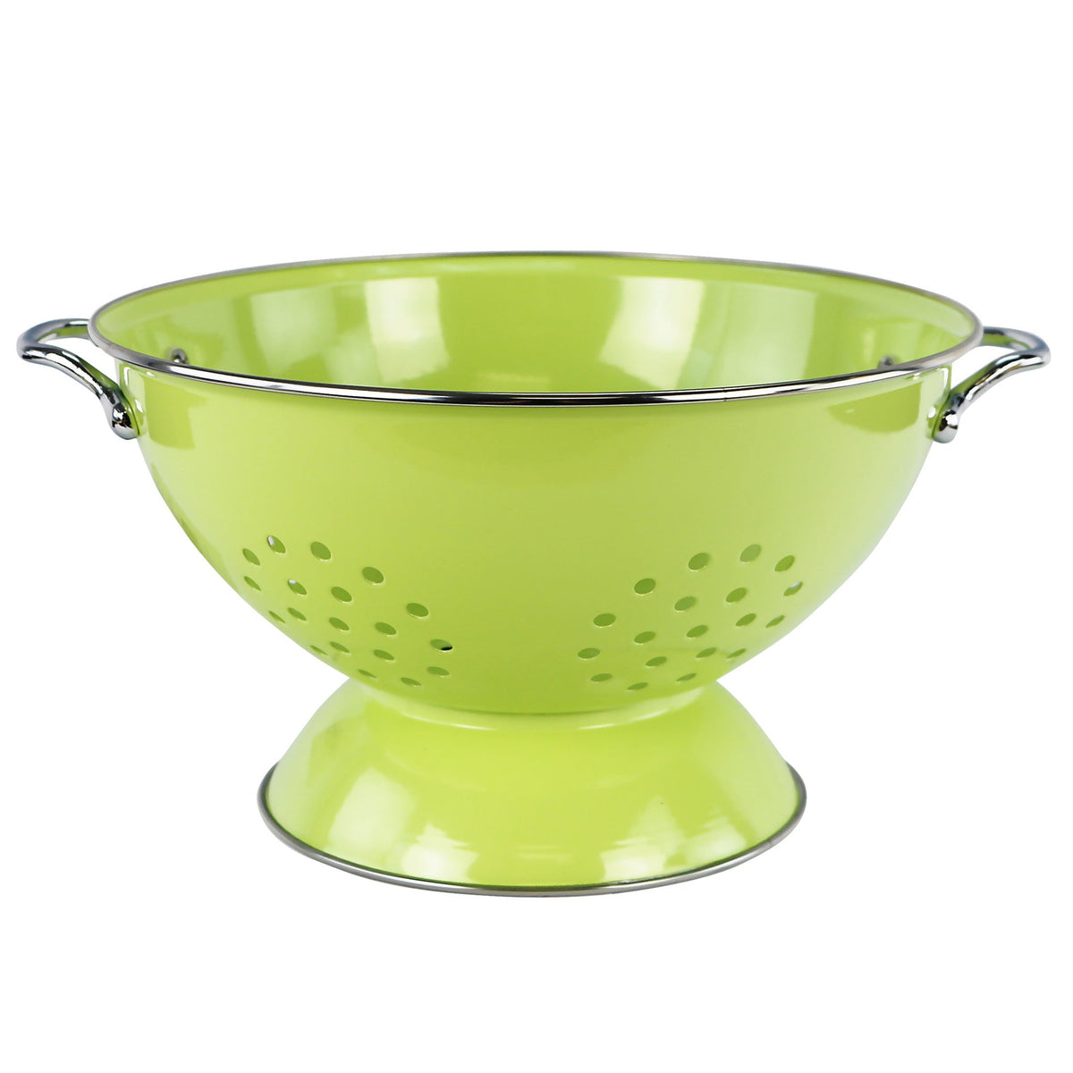 Powder Coated Colanders, Various Sizes, Lime