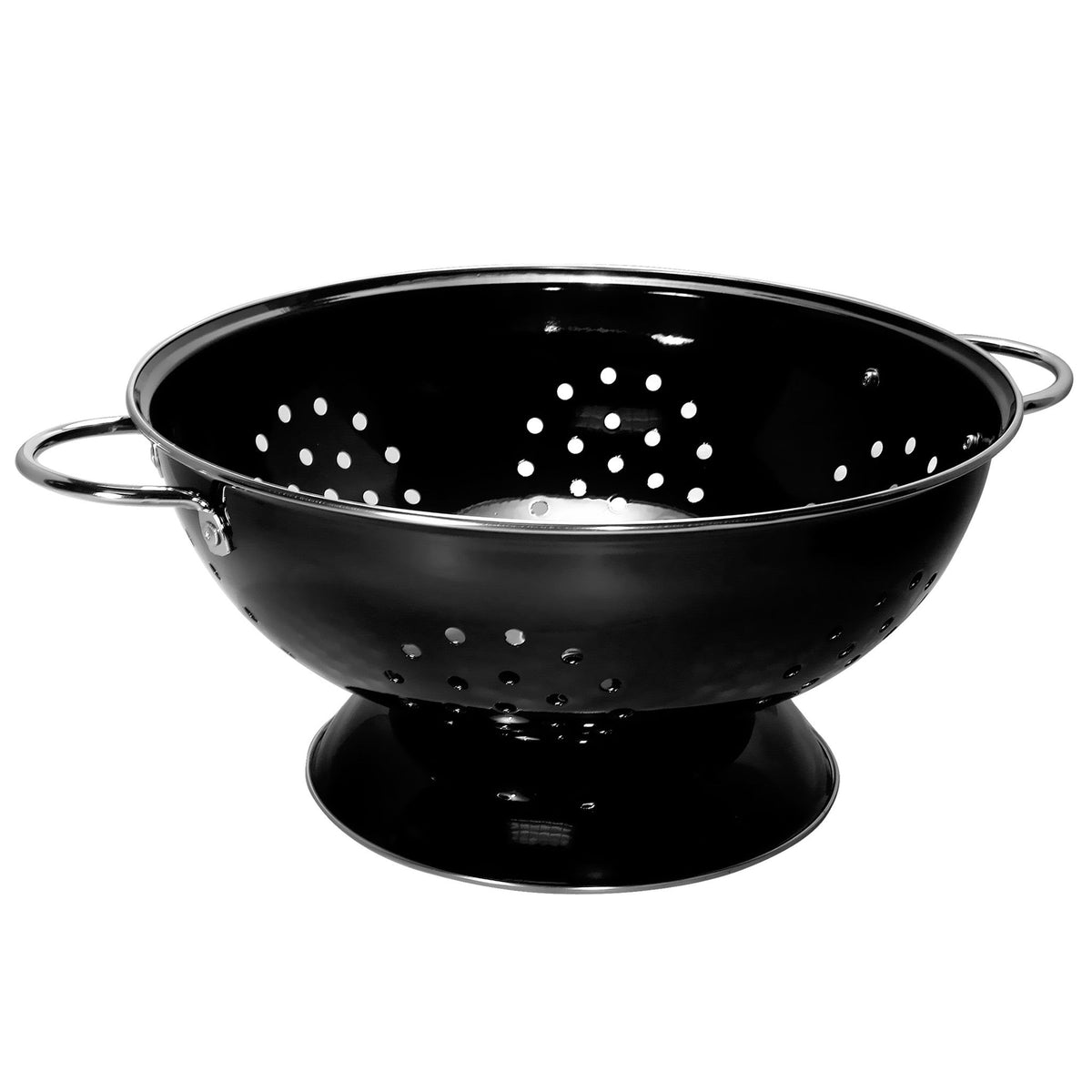 Powder Coated Colanders, Various Sizes, Black