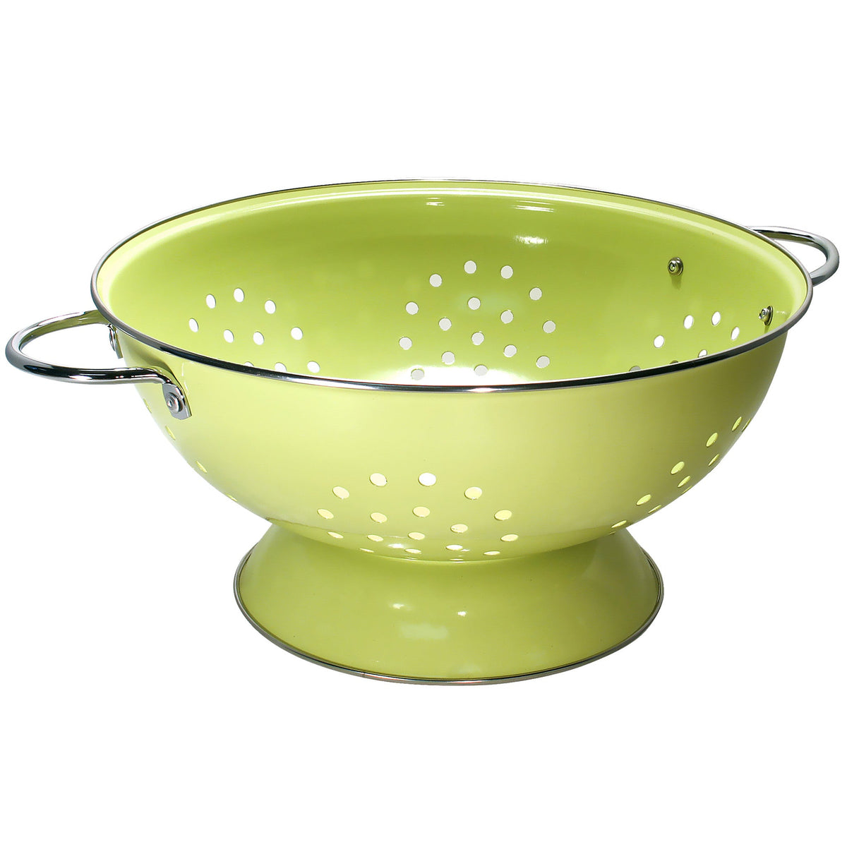 Powder Coated Colanders, Various Sizes, Lime