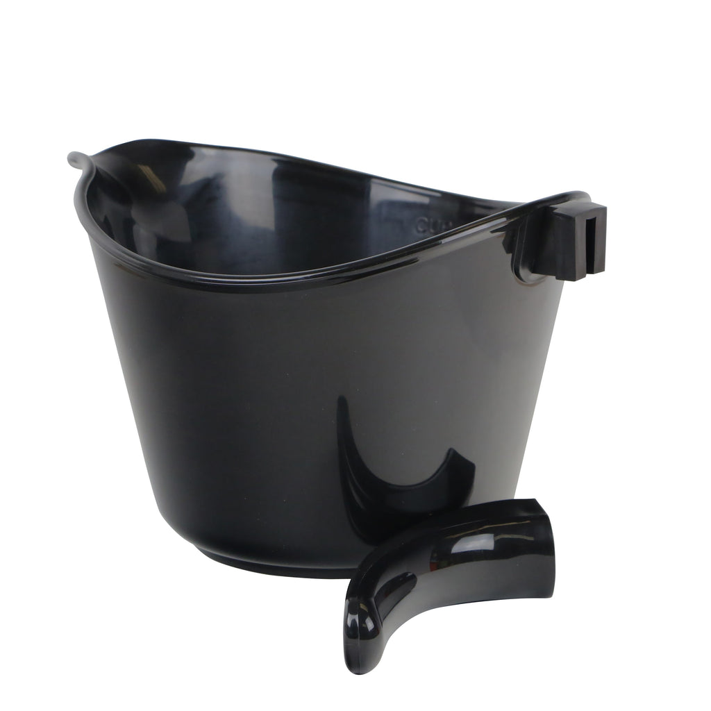 Reston Lloyd Melamine Batter Bowl with Pour Spout and Detachable Handle, Black