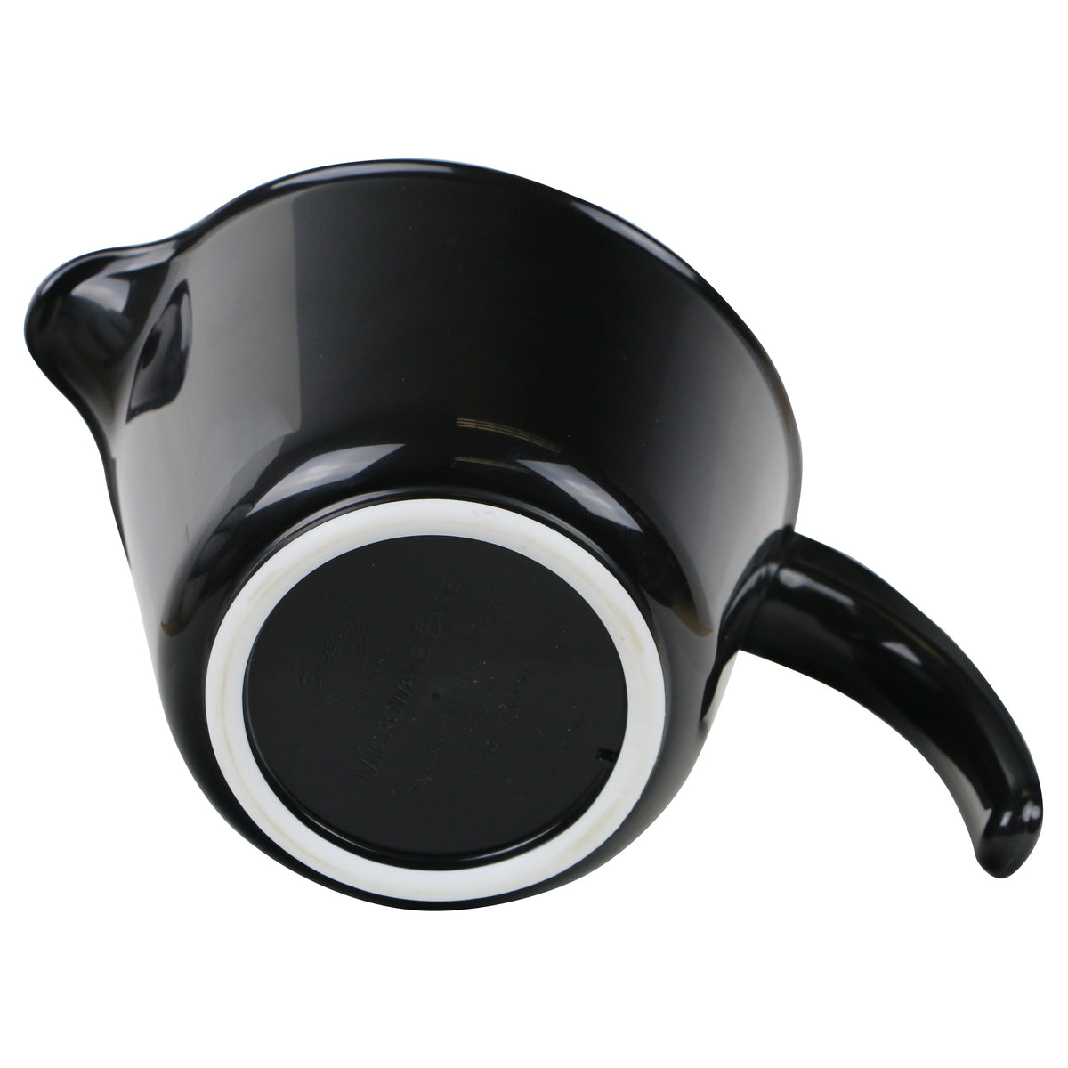 Reston Lloyd Melamine Batter Bowl with Pour Spout and Detachable Handle, Black