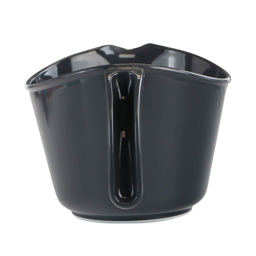 Reston Lloyd Melamine Batter Bowl with Pour Spout and Detachable Handle, Charcoal