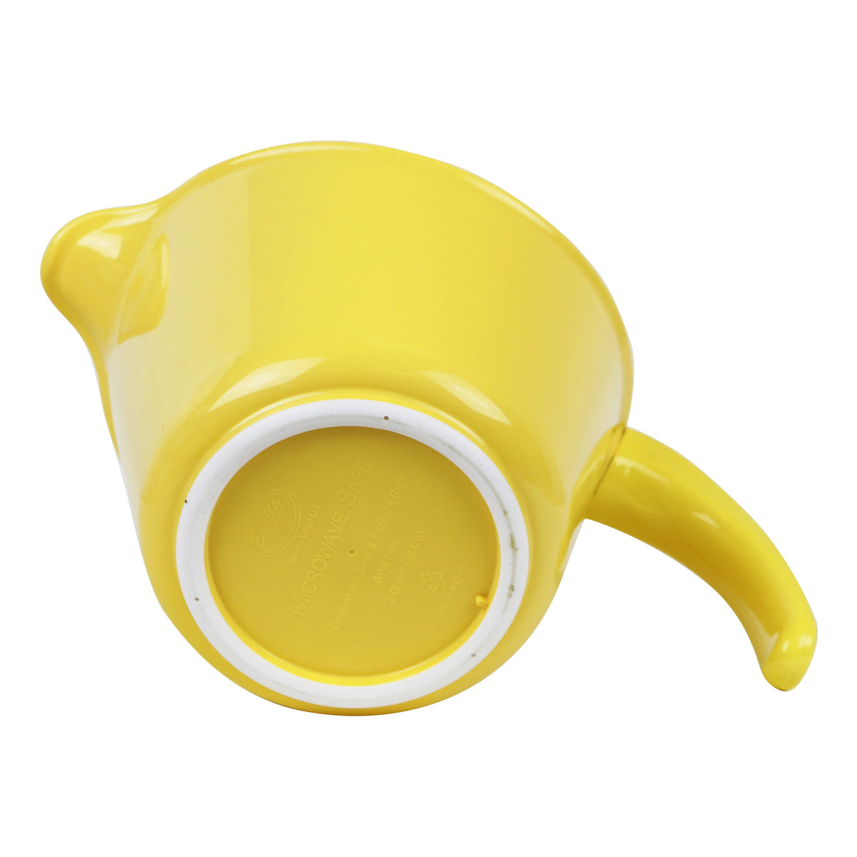 Reston Lloyd Melamine Batter Bowl with Pour Spout and Detachable Handle, Lemon
