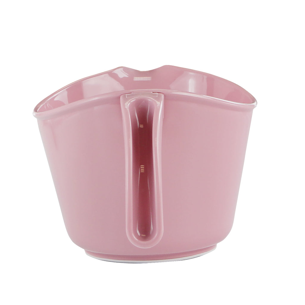 Reston Lloyd Melamine Batter Bowl with Pour Spout and Detachable Handle, Pink