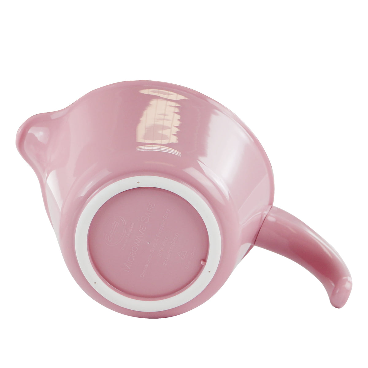 Reston Lloyd Melamine Batter Bowl with Pour Spout and Detachable Handle, Pink