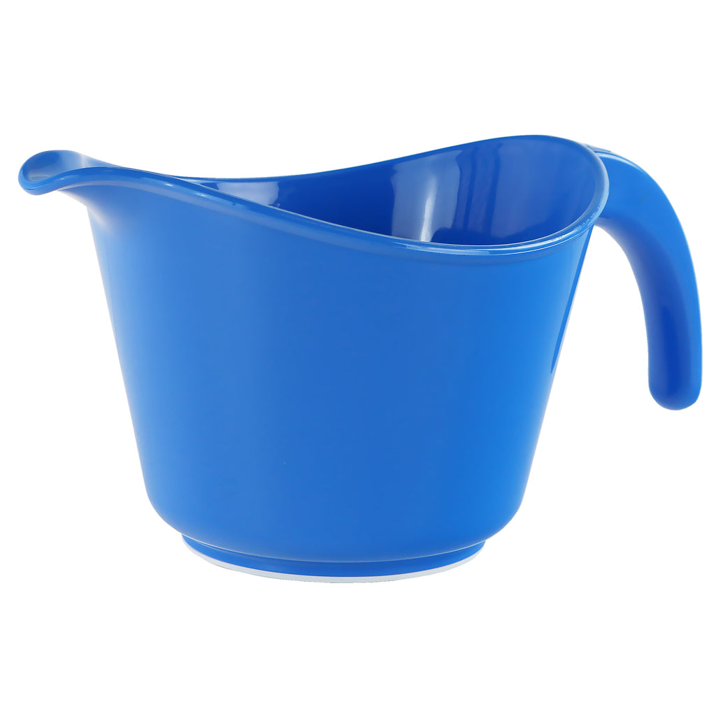 Reston Lloyd Melamine Batter Bowl with Pour Spout and Detachable Handle, Azure