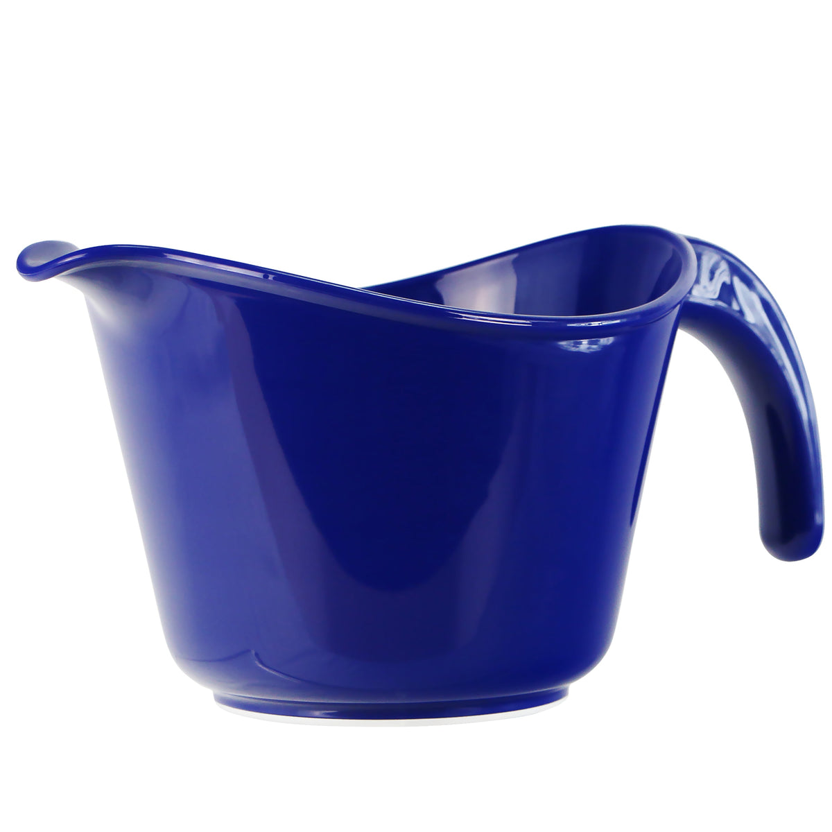Reston Lloyd Melamine Batter Bowl with Pour Spout and Detachable Handle, Indigo