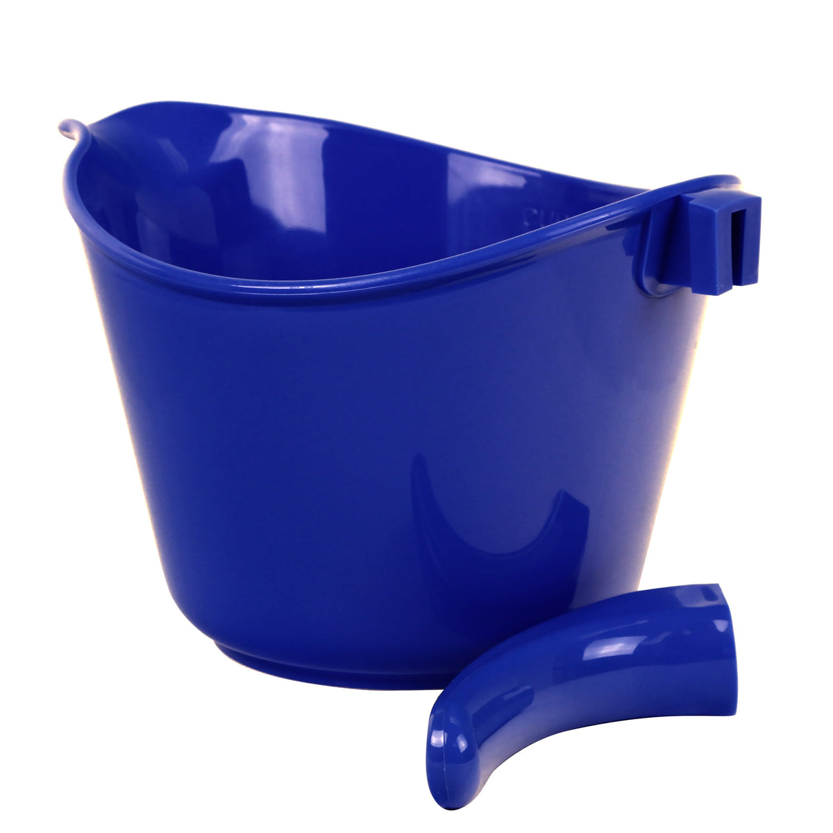 Reston Lloyd Melamine Batter Bowl with Pour Spout and Detachable Handle, Indigo