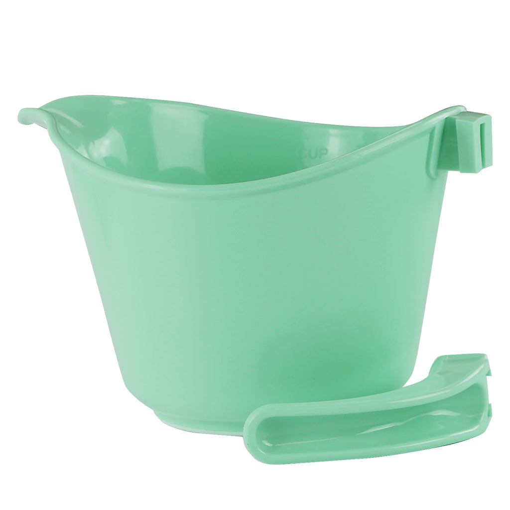 Reston Lloyd Melamine Batter Bowl with Pour Spout and Detachable Handle, Seafoam