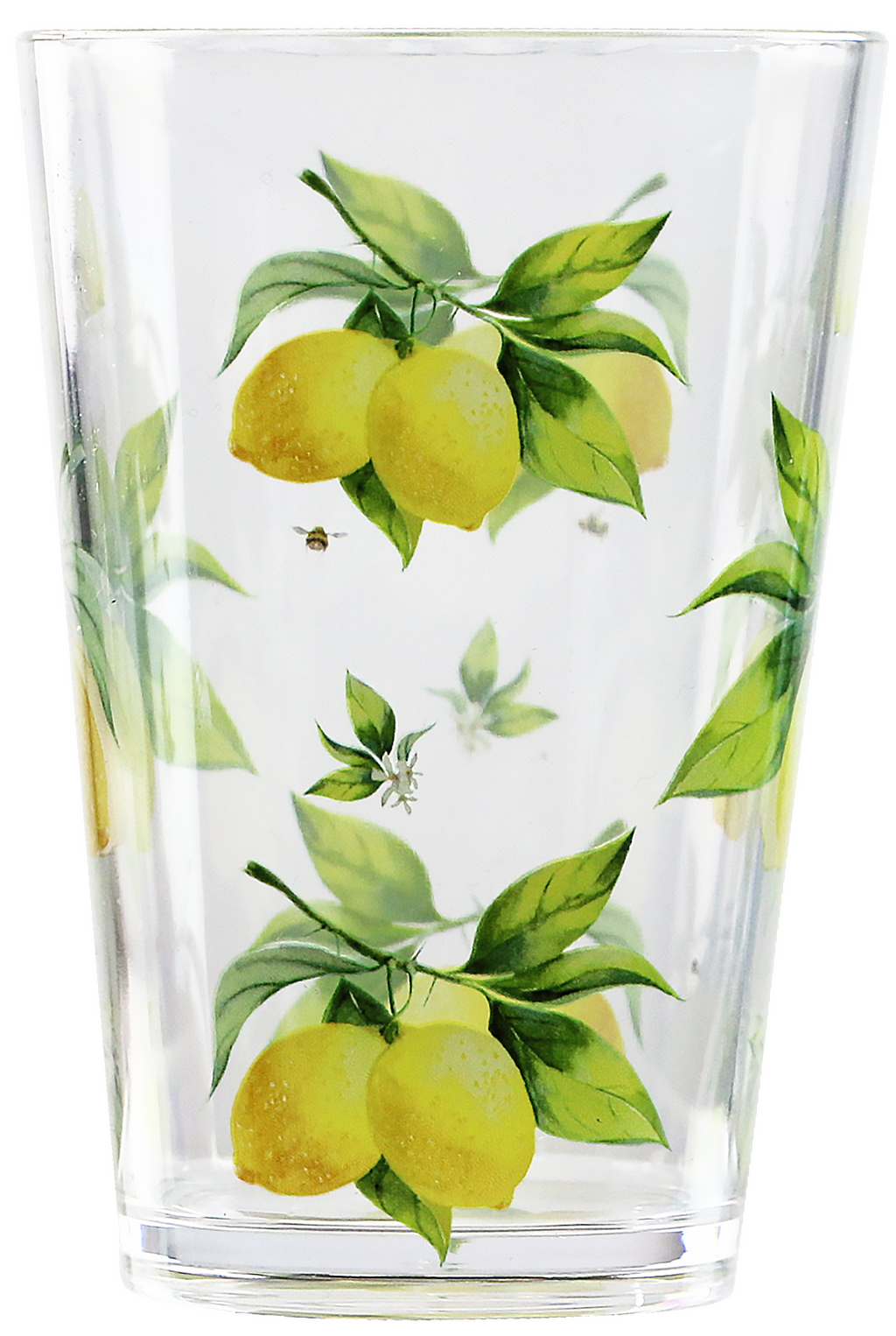Fresh Lemons, Acrylic Drinkware, 8oz Juice Glass, Set of 6