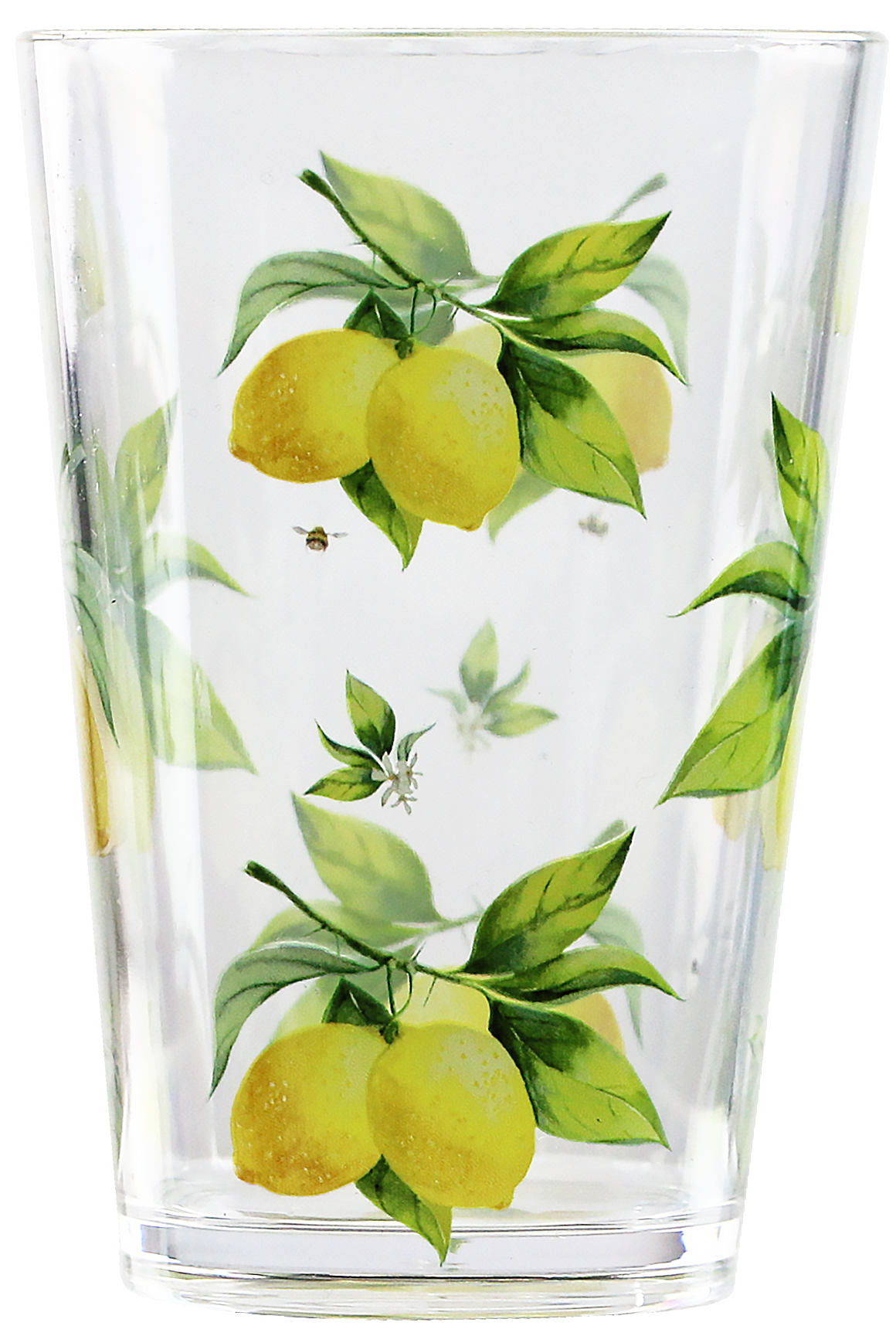 Fresh Lemons, Acrylic Drinkware, 8oz Juice Glass, Set of 6
