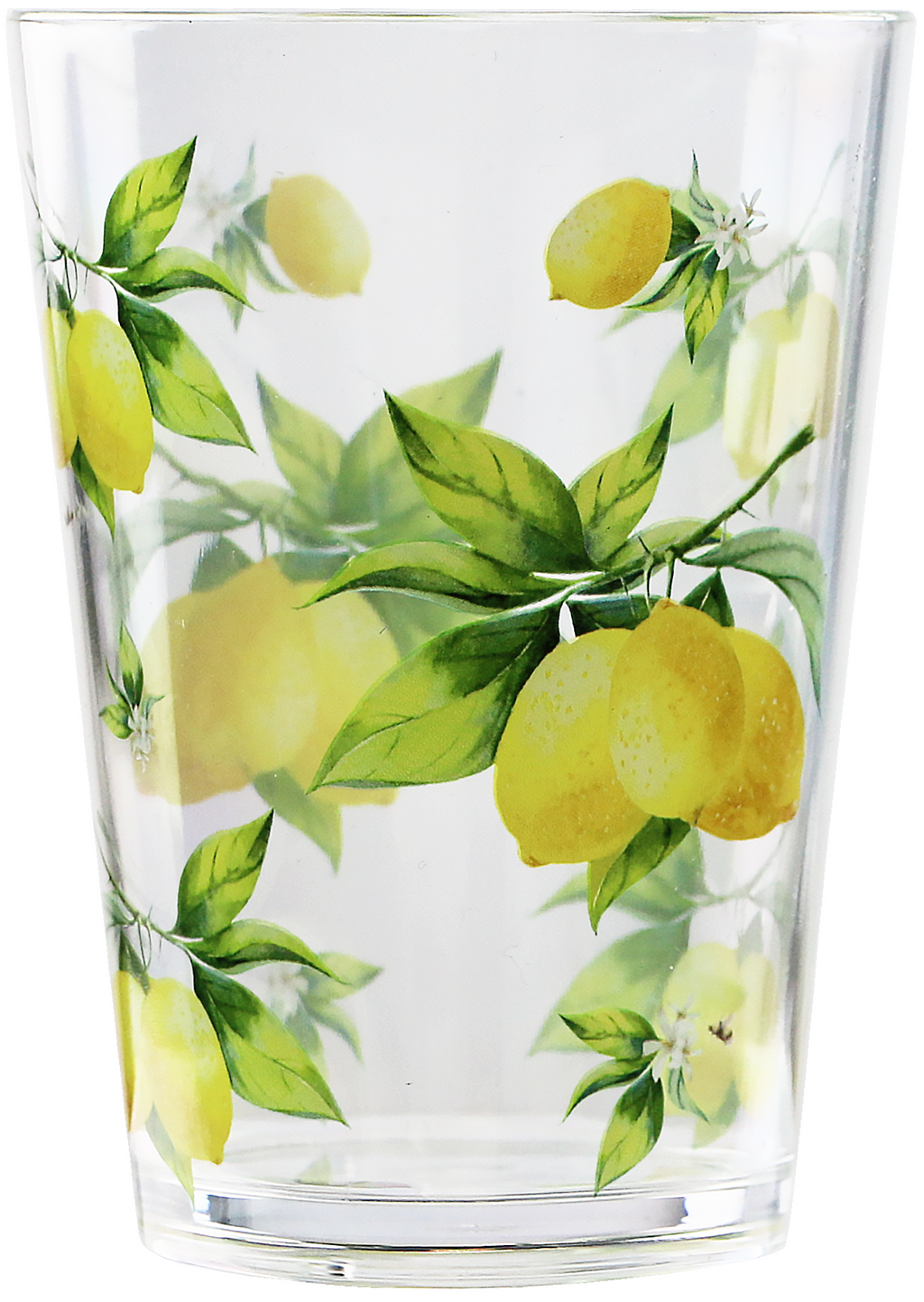 Fresh Lemons, Acrylic Drinkware, 8oz Juice Glass, Set of 6