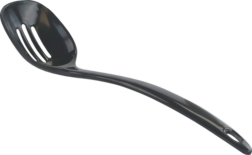 Melamine Slotted Spoon,  Charcoal