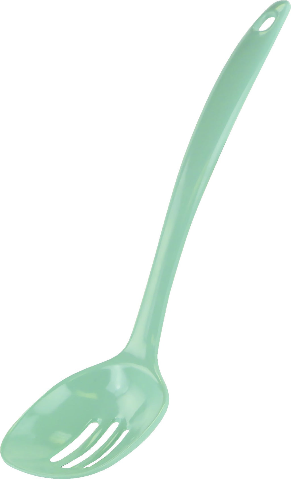 Melamine Slotted Spoon, Seafoam