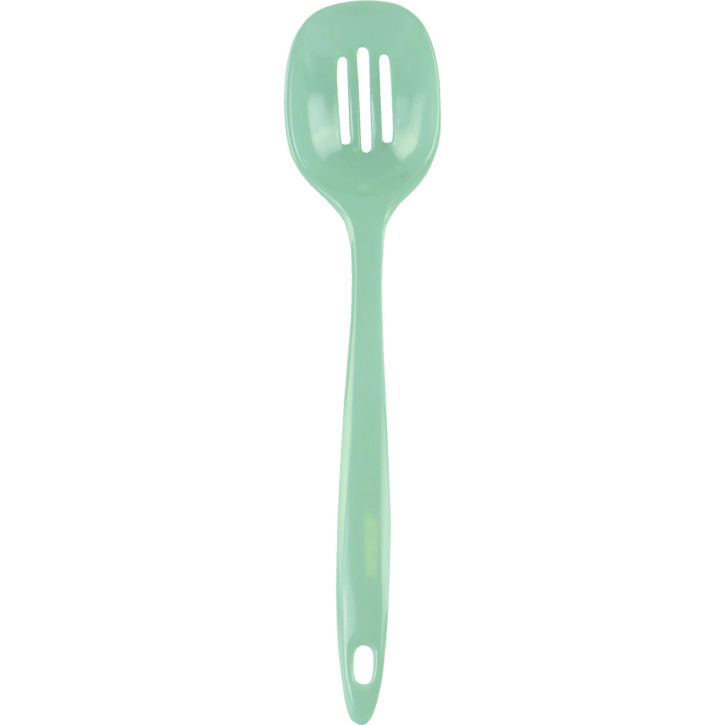 Melamine Slotted Spoon, Seafoam