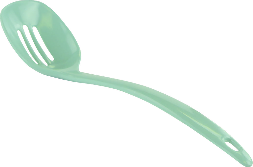 Melamine Slotted Spoon, Seafoam