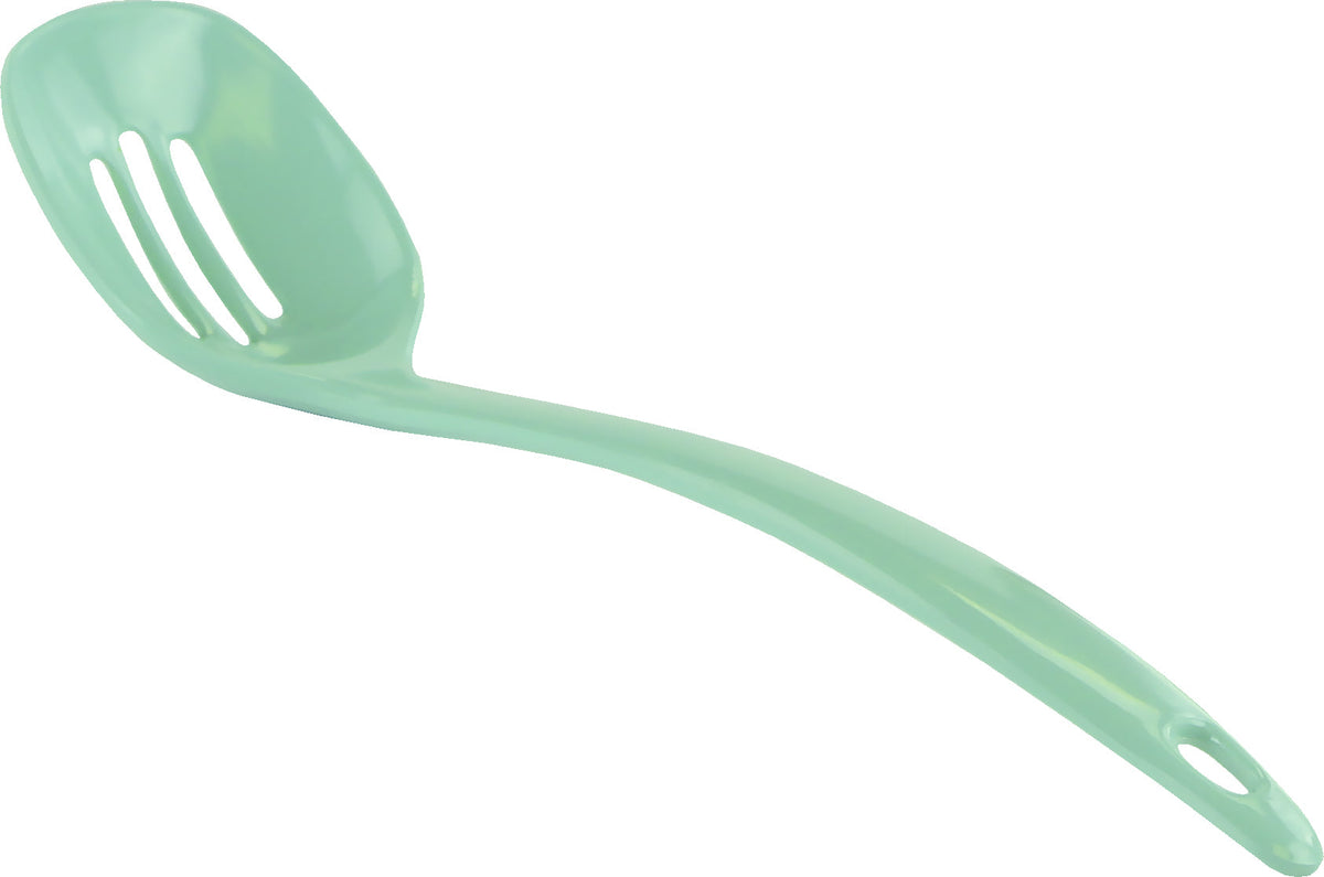Melamine Slotted Spoon, Seafoam