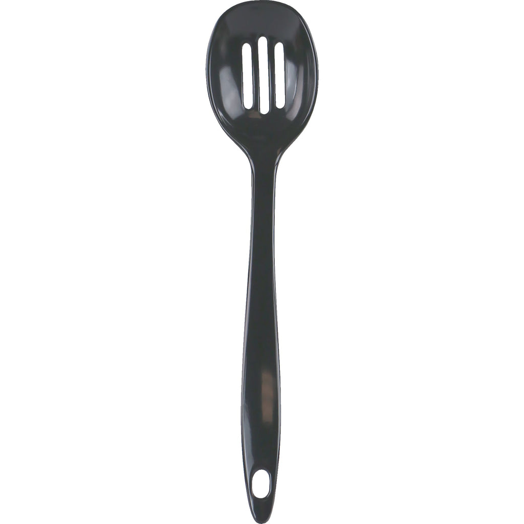 Melamine Slotted Spoon,  Charcoal