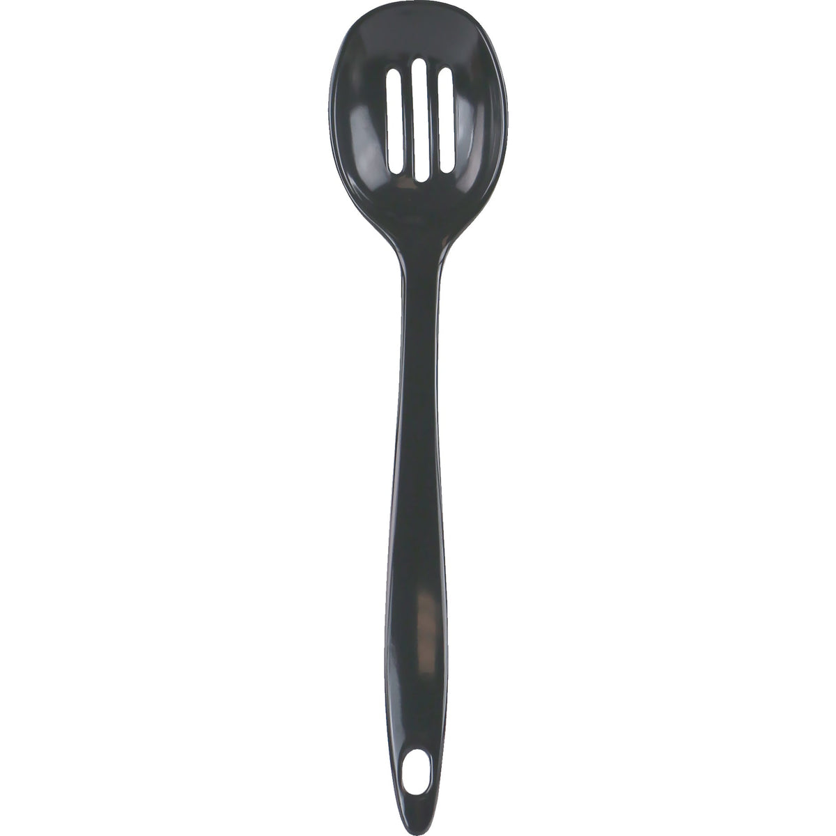 Melamine Slotted Spoon,  Charcoal