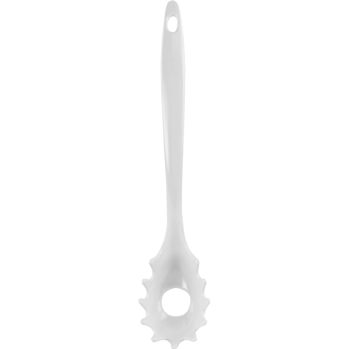 Melamine Spaghetti Fork, White