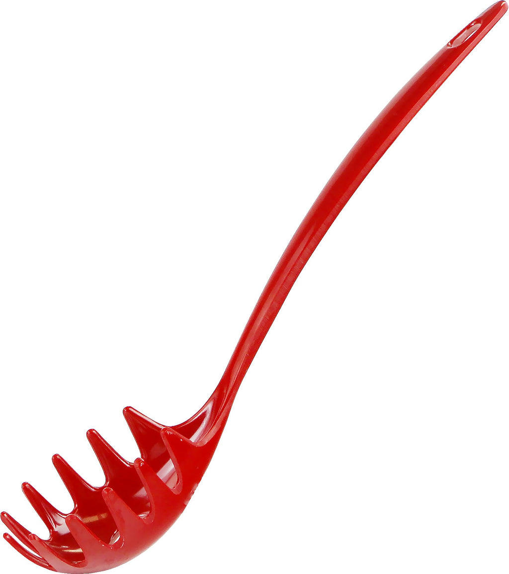 Melamine Spaghetti Fork, Red