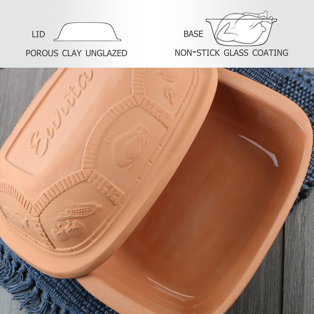 Eurita Clay Roaster, 4 Quarts