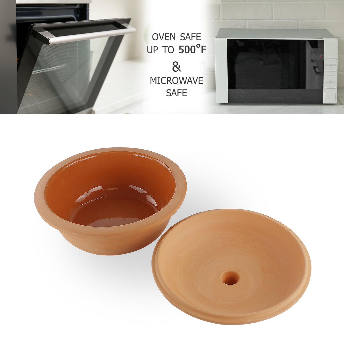 Eurita Clay Roaster Dutch Oven, 2 Quarts