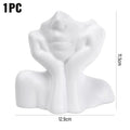 New Face Shape Makeup Brush Holder Human Body Art Styling Office Organizers Multi Makeup Brush Holder Flower Vases Storage Box