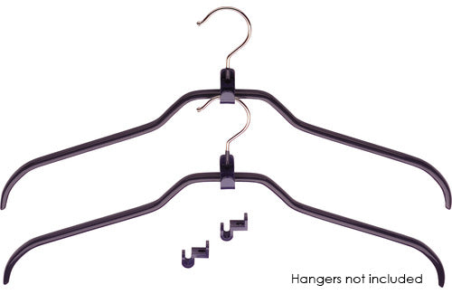 Add-a Hanger Clips, Clear, Set of 6