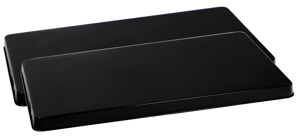 Calypso Basics by Reston Lloyd, Rectangular Tin Burner Cover, Black