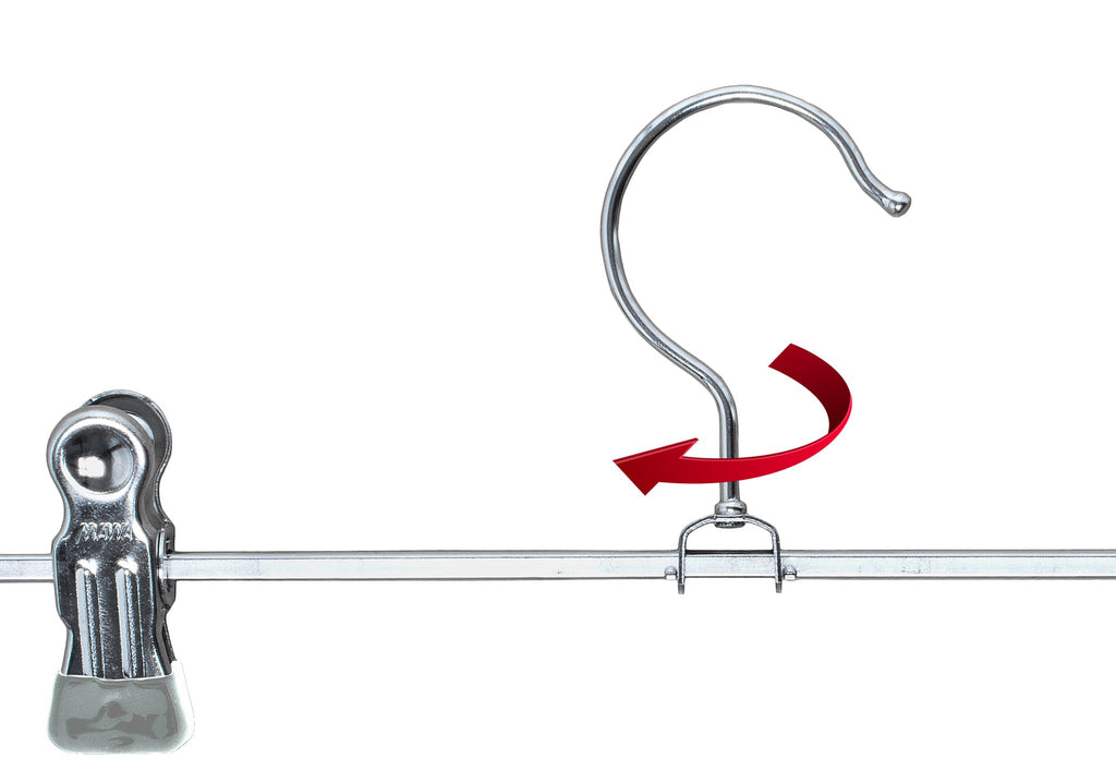 16" Pant Hanger, K-40D, Silver