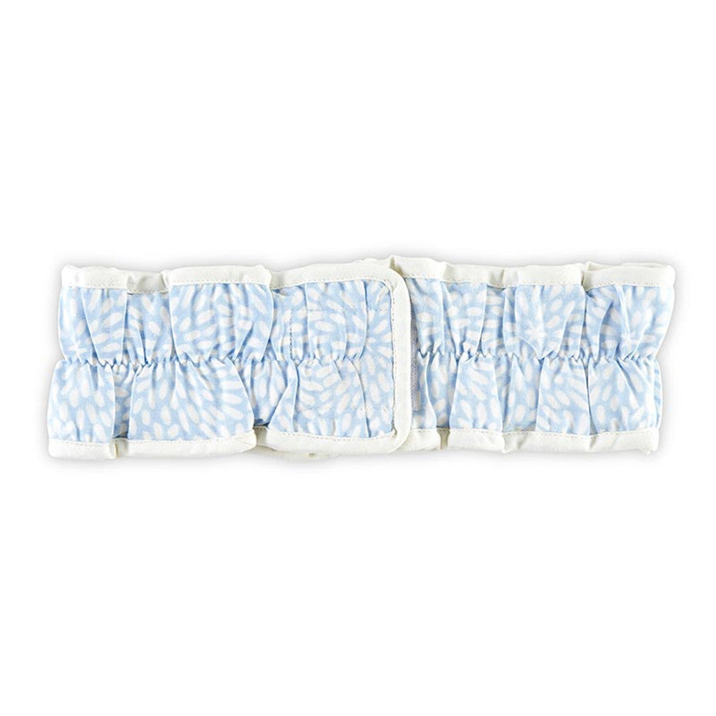 Blue Zinnia Flower Spa Headband | Hair Band for Skincare Facial After Shower