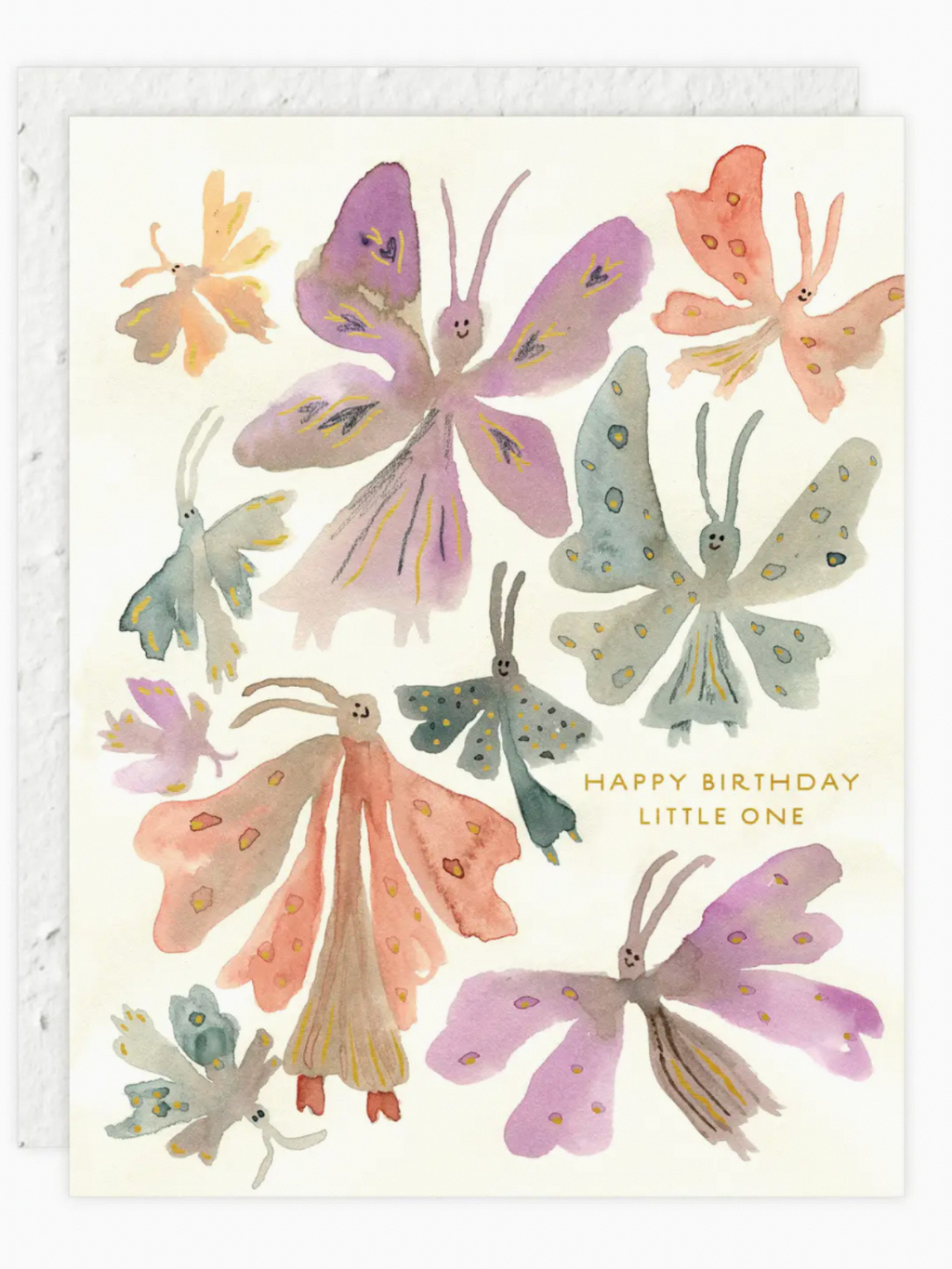 Butterflies - Seeded Birthday Card