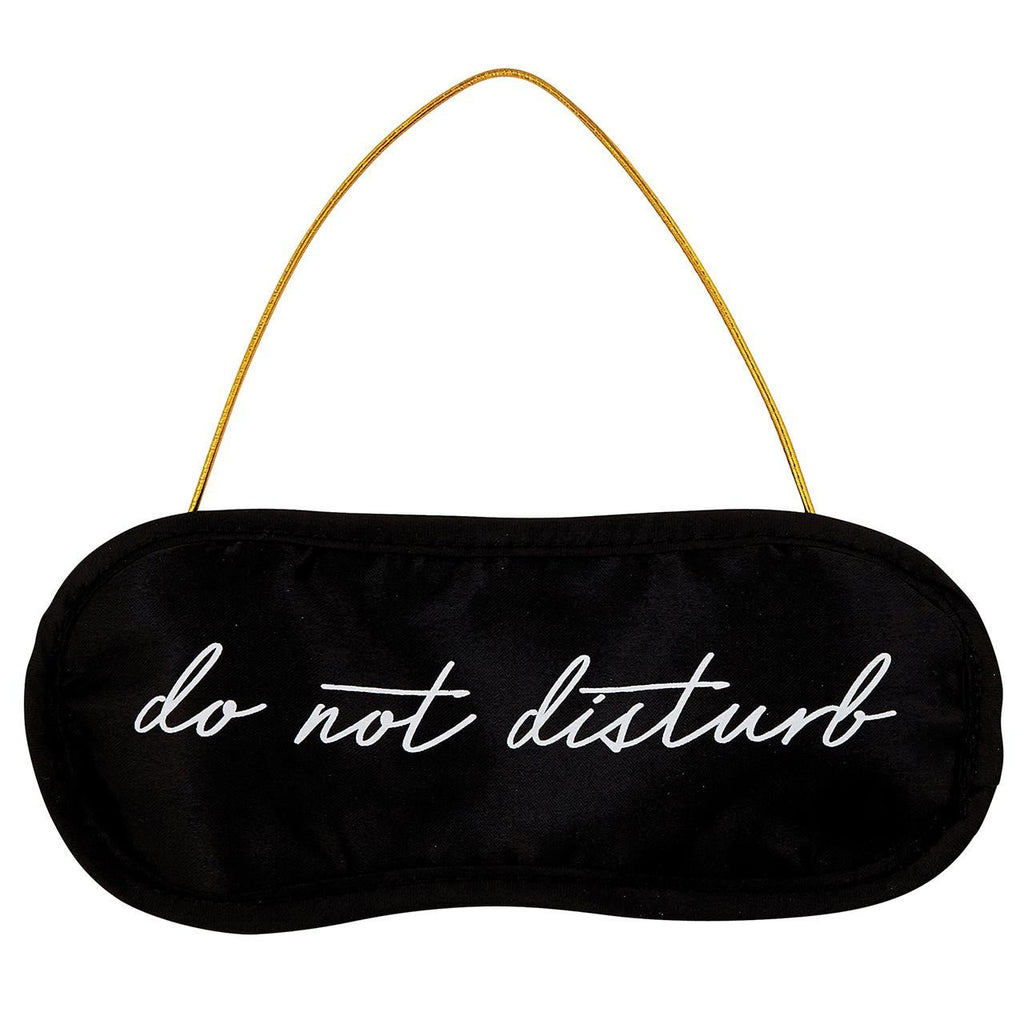 Do Not Disturb Eye Mask + Out of Service Stemless Wine Glass Gift Set