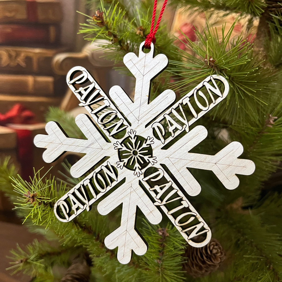 Personalized Snowflake Ornament