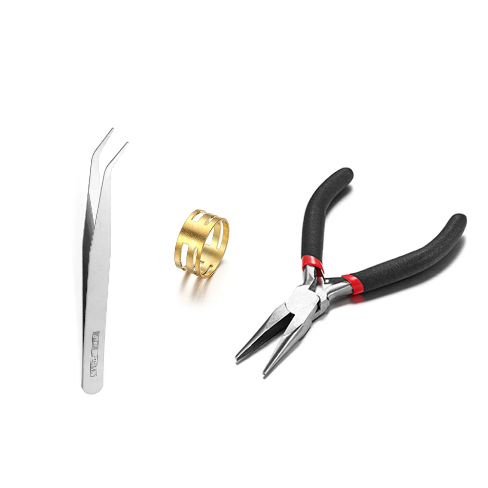 Alloy Accessories Jewelry Findings Set Repair Tools Lobster Clasp Open Jump Rings Earring Hooks for DIY Jewelry Making Supplies