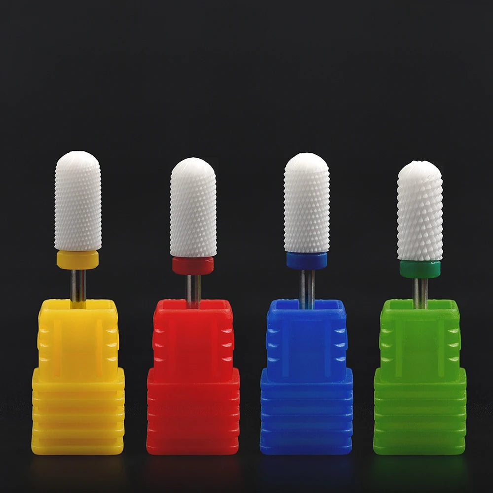 Ceramic Nozzle Nail Art Drill Bits Miller Manicure Cutter for Nail Drill Manicure Machine Accessory Acrylic Remove Gel Tips