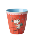 Melamine Cup with Snoopy Print - Red - 8.45 oz -