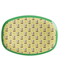 Rectangular Plate with Snoopy Print - Yellow -