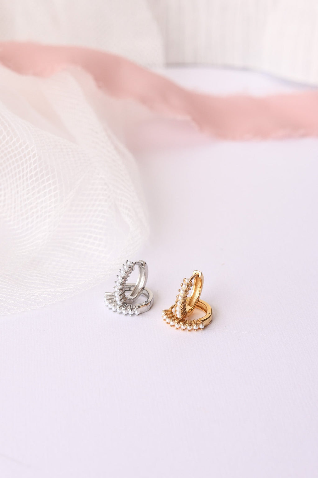Pearl Mini Hoop