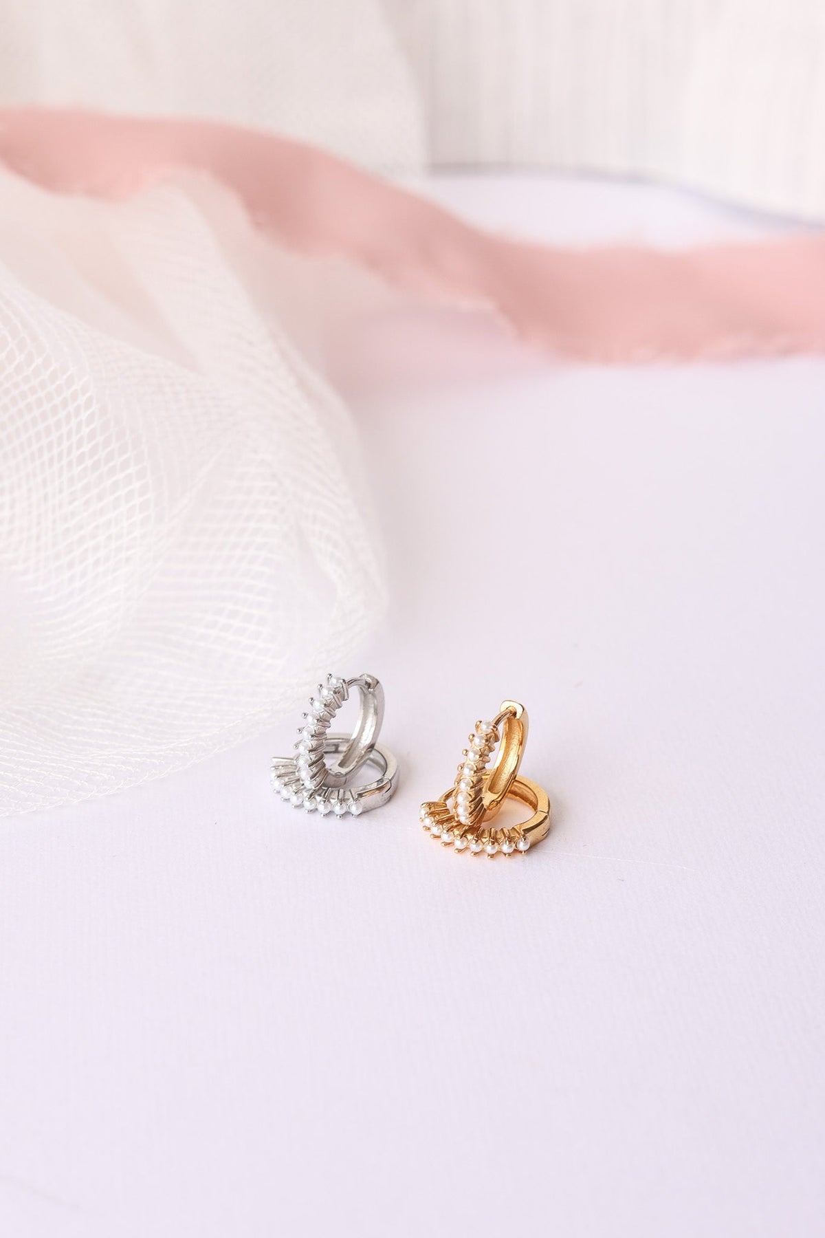 Pearl Mini Hoop