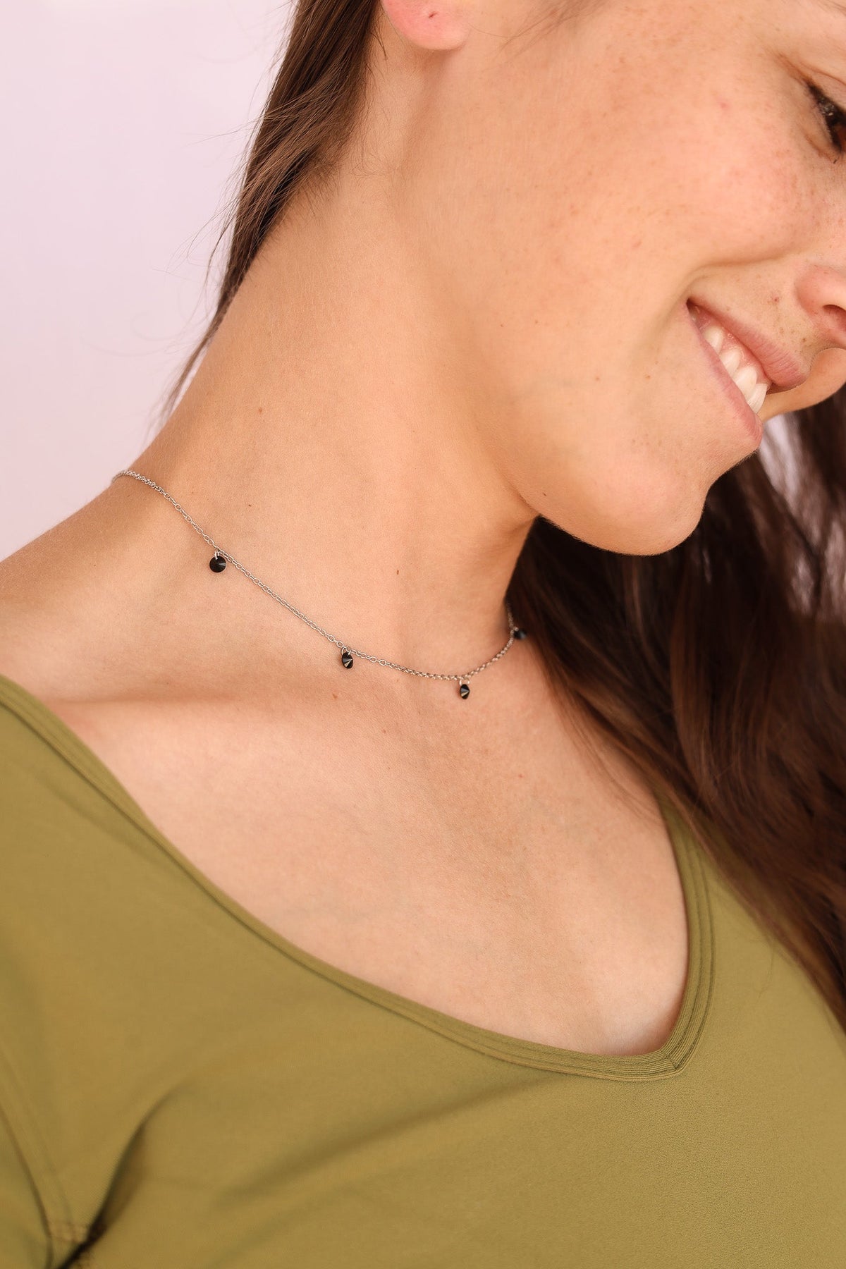 Madison Necklace in Black