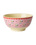 Medium Bowl - Pink- Snoopy Print -