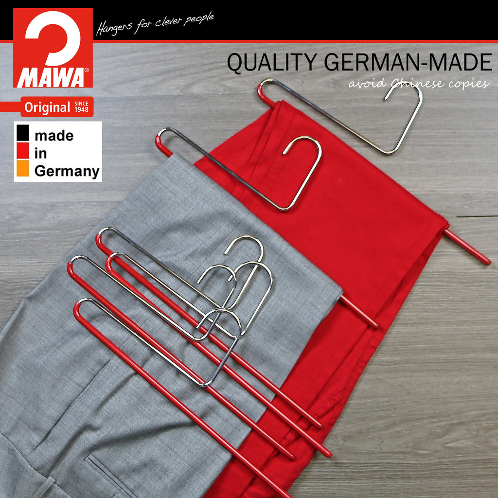 Reverse Trouser Hanger, KH-35U, Single Rod, New Red