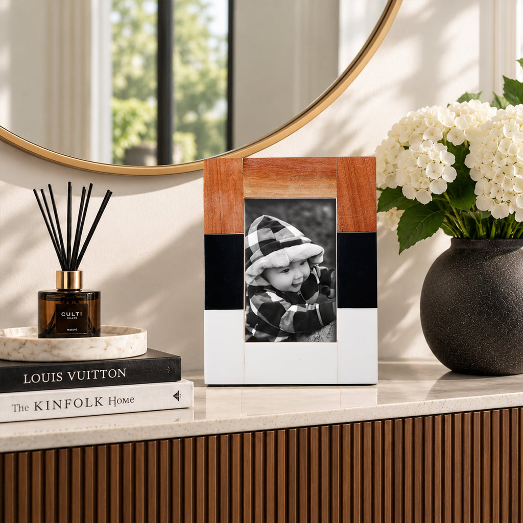 Picture Frame Mondrian Maple Pattern Collection – 4x6, 5x7