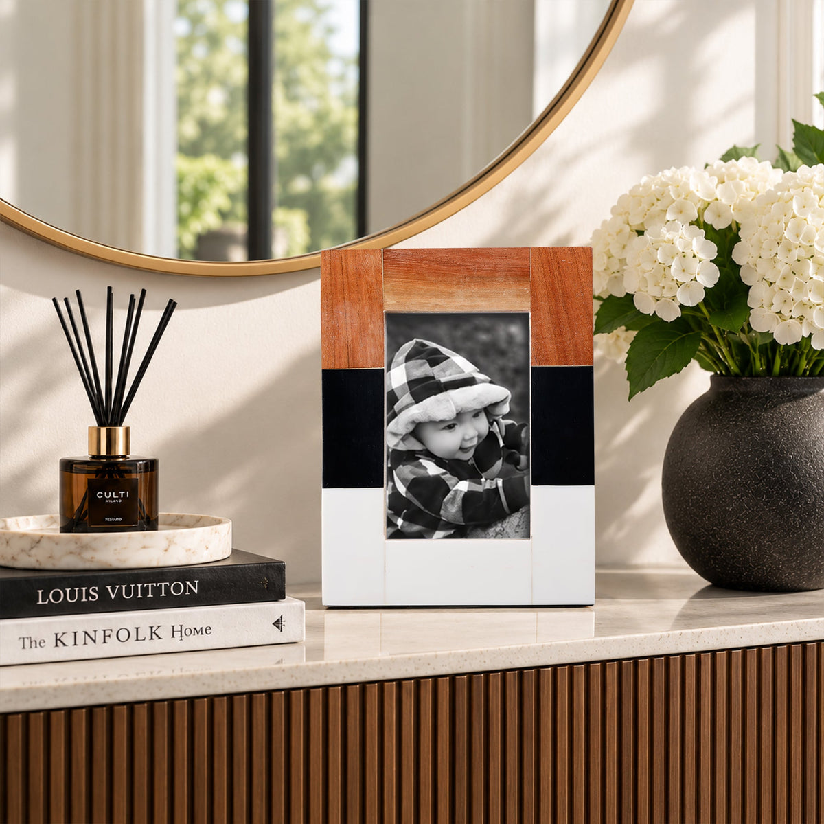 Picture Frame Mondrian Maple Pattern Collection – 4x6, 5x7
