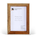 Picture Frame Fairground Exhibit Collection Bone Inlay & Wood Natural – 4x6 & 5x7"