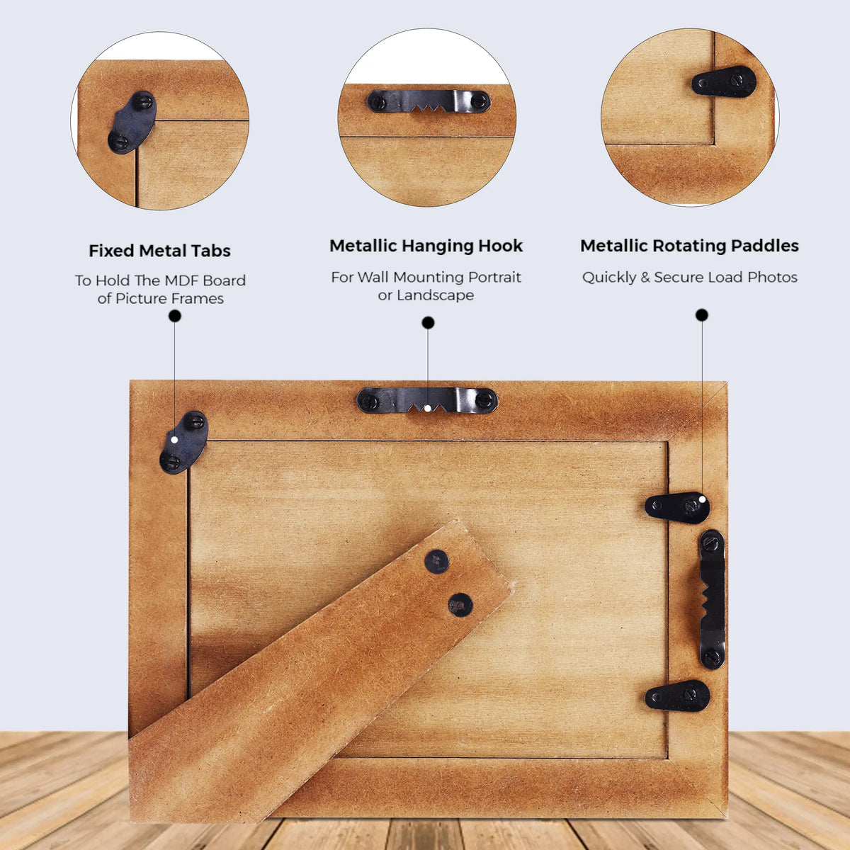Picture Frame Moor Fire Pattern Collection Mother of Pearl Resin Inlay Multi Color in 3 sizes