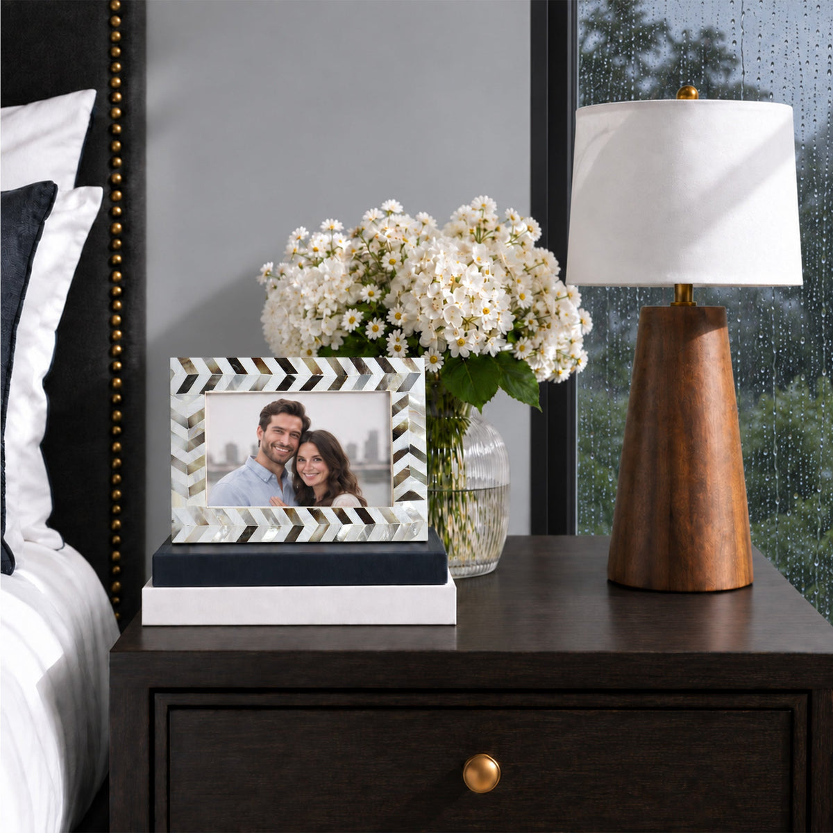 Mother of Pearl Picture Frame | Pearlescent Chase 4x6 5x7 8x10
